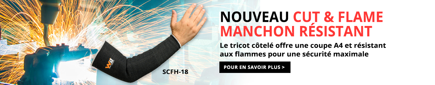 SCFH-18/18H Automotive Metal Fabrication A4 cut resistant flame resistant sleeve